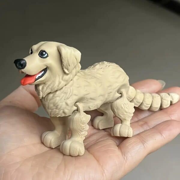 3D Printed Golden Retriever