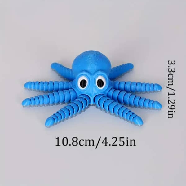 Customized 3D Printed Cute Octopus with Flexible Joints - Image 3