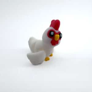 Rooster with Red Comb