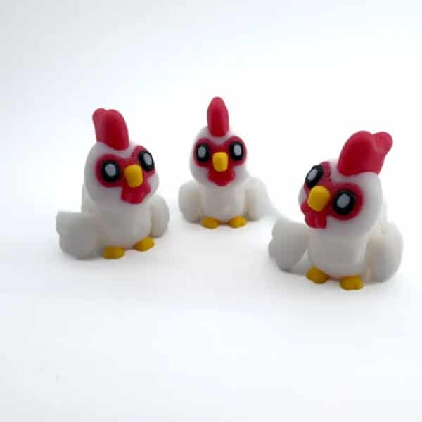 3D Printed Rooster with Red Comb Toy for Children - Image 6