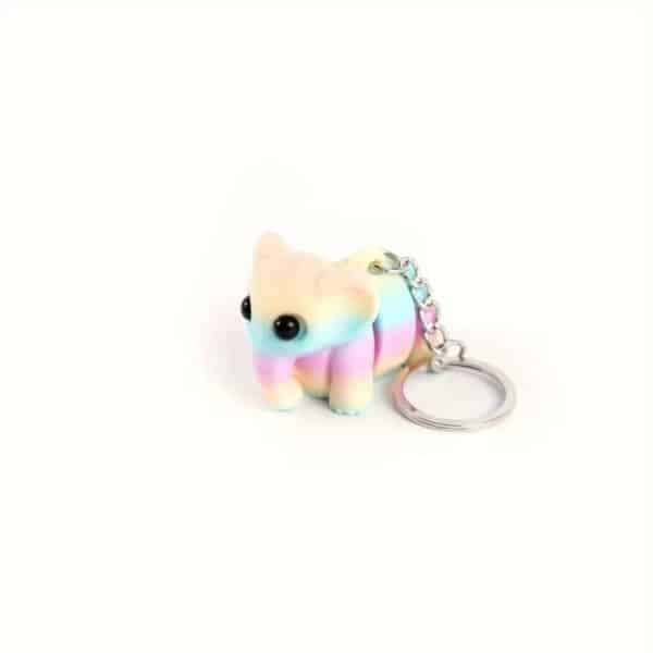 Customizable 3D Random Eyes Elephant Keychain for Kids - Image 3