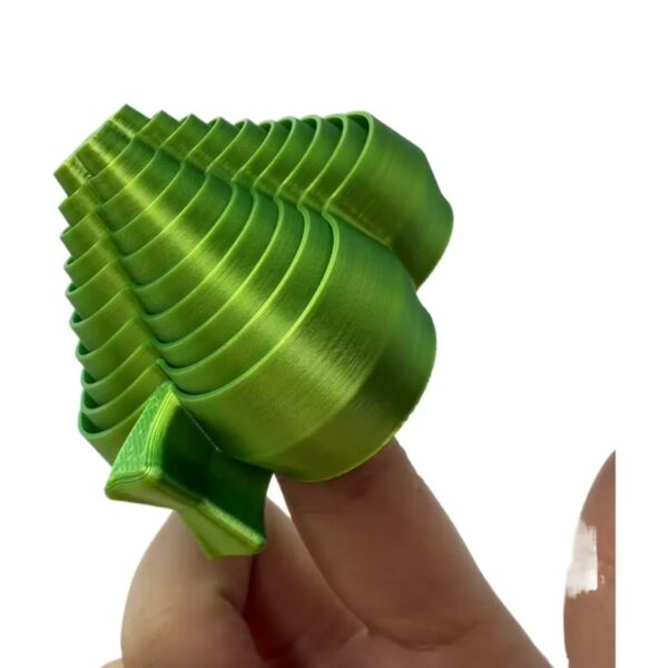 Vibrant 3D Printed Green Relax Fidget Toy for Children - Image 2