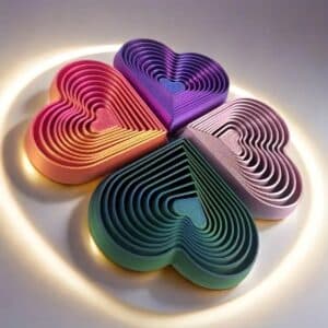 Customized Heart Spiral