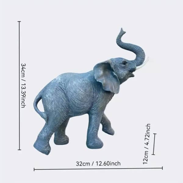 Customizable 3D Printed Large 3D Elephant Sculpture - Image 3