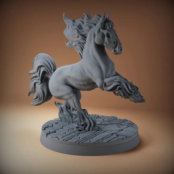Creative 3D Printed Custom Leaping Horse Toy for Children's - Image 3