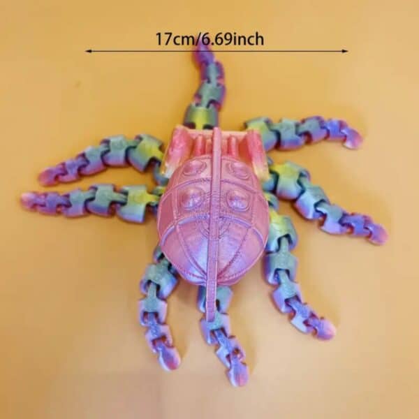 3D Printed Movable Colorful Octopus Toy for Children's - Image 2