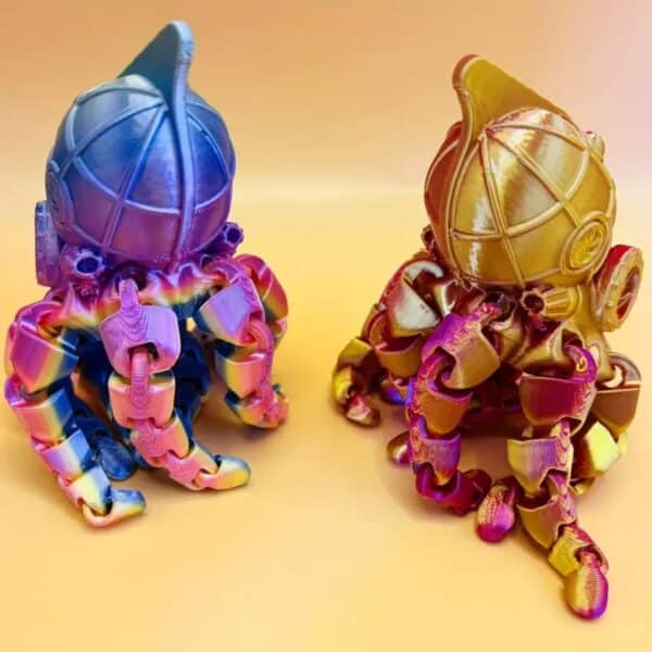 3D Printed Movable Colorful Octopus Toy for Children's - Image 4