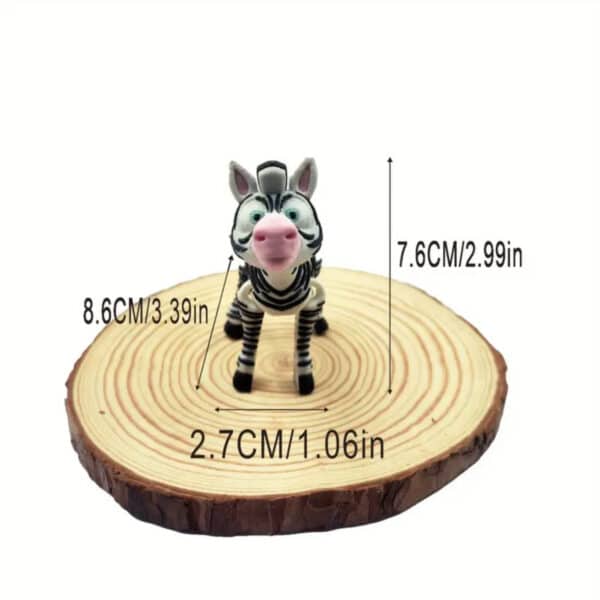Modern Customized 3D Printed Zebra Animal Toy for Children's - Image 3