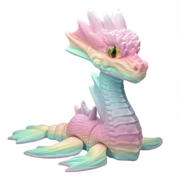 Multicolored Custom Mini 3D Sea Dragon Toy for Children's - Image 3