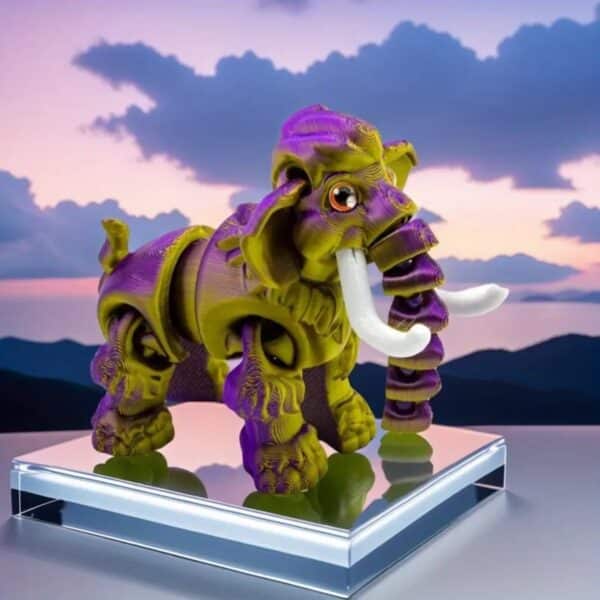 3D Poseable Custom Elephant