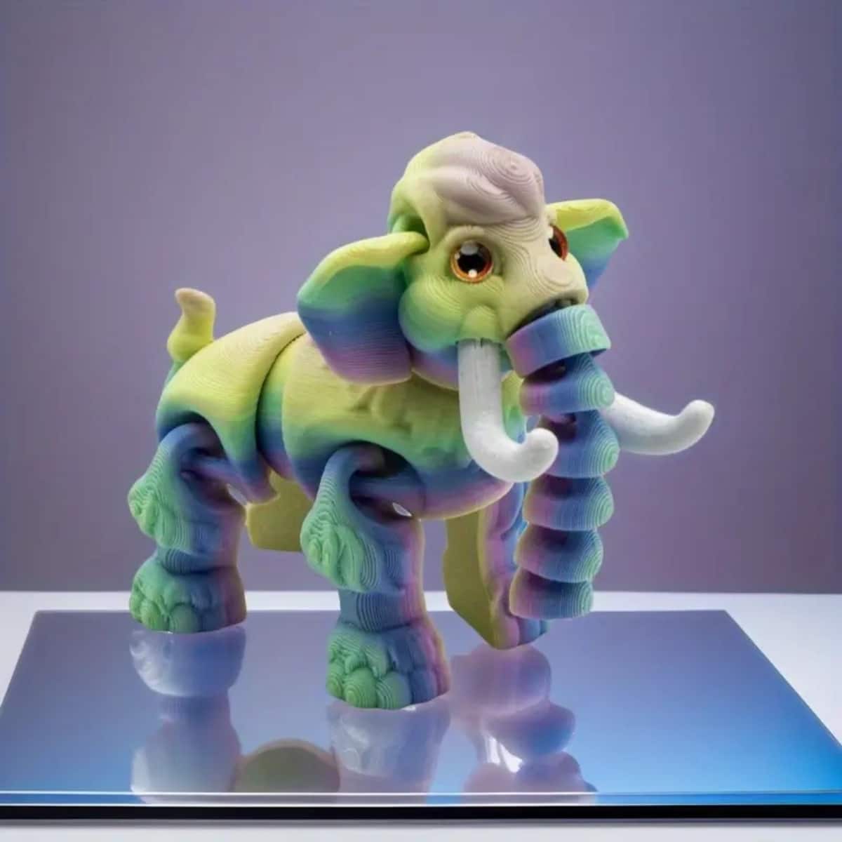 Jointed Poseable Elephant