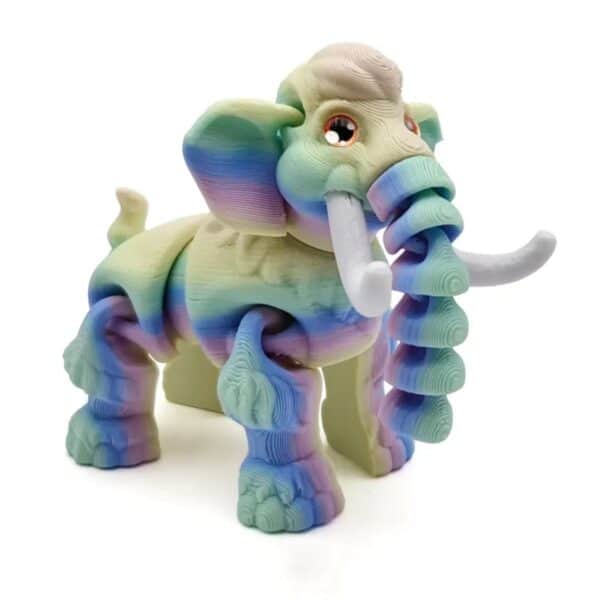 3D Customized Realistic Elephant Toy with Movable Joints - Image 3