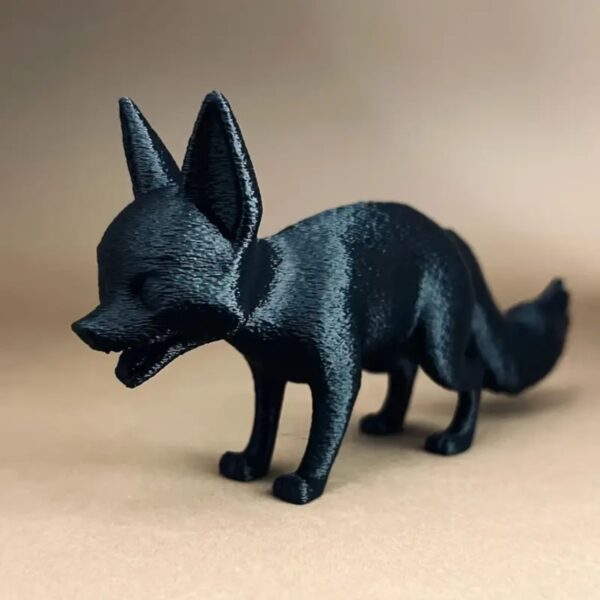 Adorable Realistic 3D Printed Fox Statue Toy for Children's - Image 3