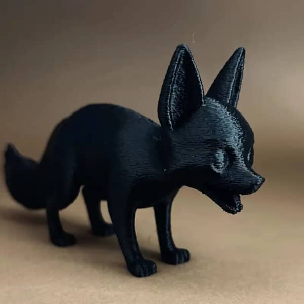 Adorable Realistic 3D Printed Fox Statue Toy for Children's - Image 4