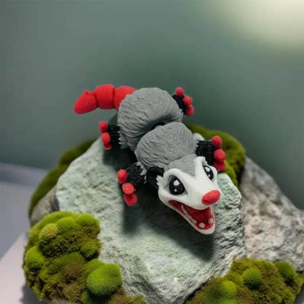 Customized 3D Printed Small Opossum Toy for Children’s - Image 2