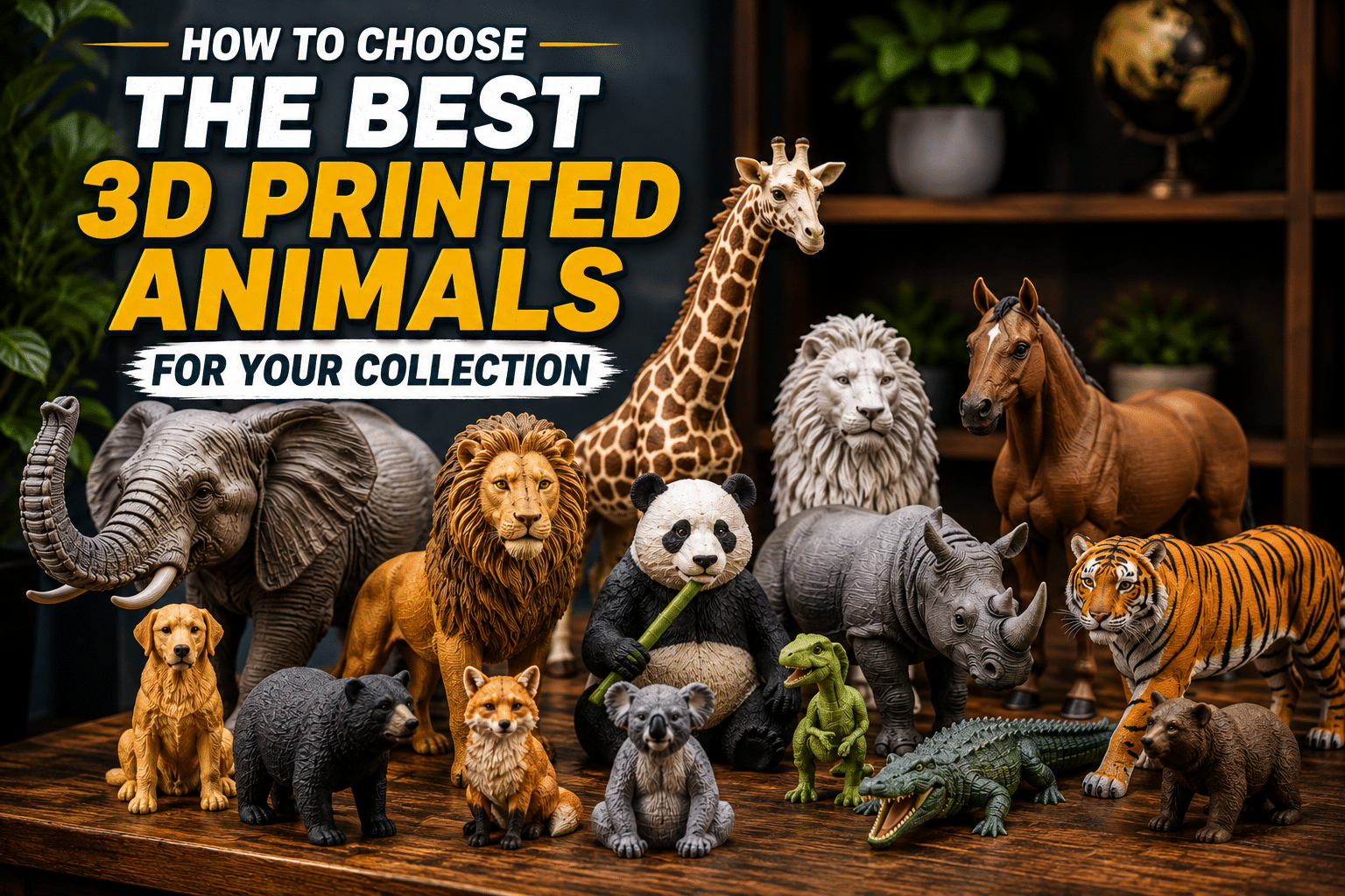 best 3d printed animals